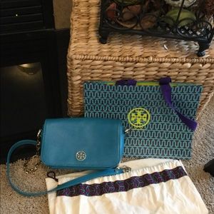 Tory Burch Saffiano Leather Cross-body Bag